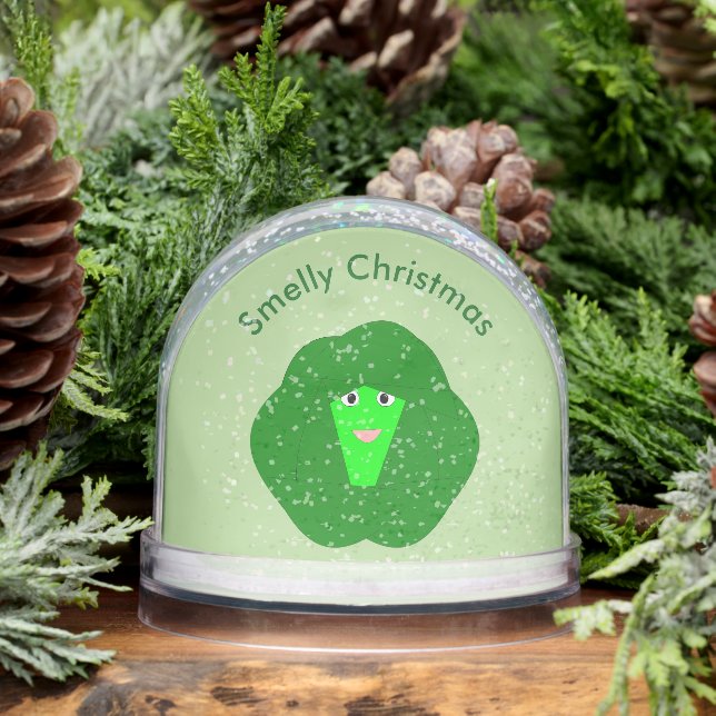 Smelly Christmas Brussels Sprout Custom Schneekugeln (Winter)