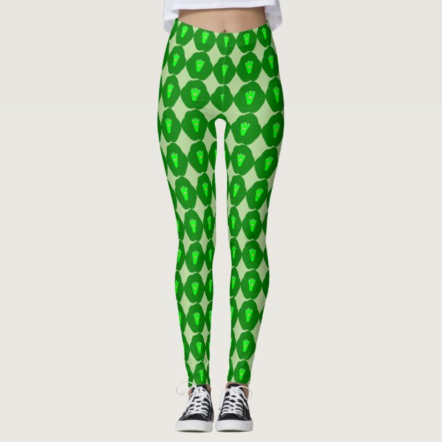 Smelly Christmas Brussels Sprout Leggings (Vorderseite)