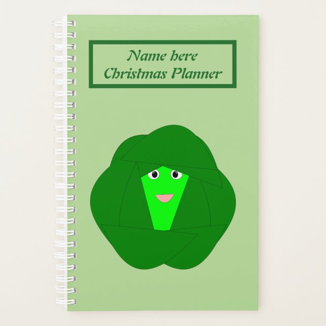 Smelly Christmas Brussels Sprout Personalisiert Planer (Vorderseite)