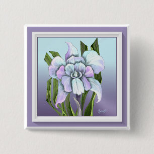 Smeraldo-Blume Button
