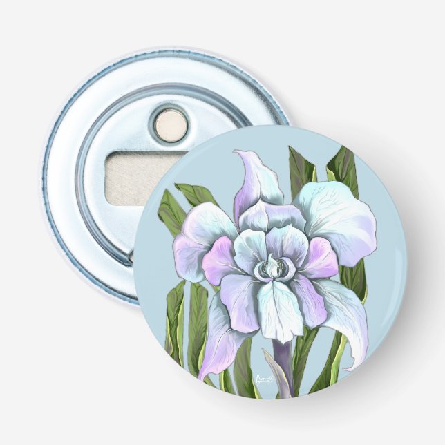 Smeraldo Blume Flaschenöffner (Vorderseite)