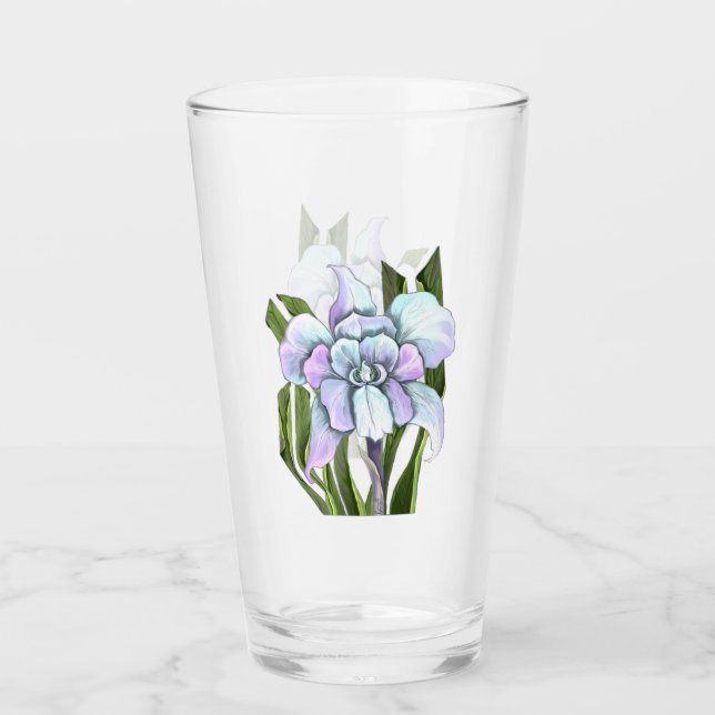 Smeraldo Blume Glas (Vorderseite)