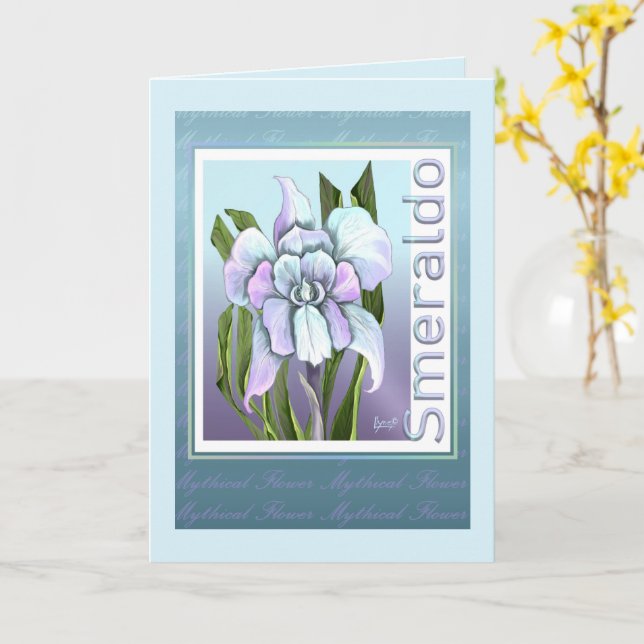 Smeraldo-Blume Karte (Gelbe Blume)