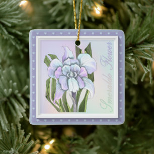 Smeraldo Blume Keramikornament