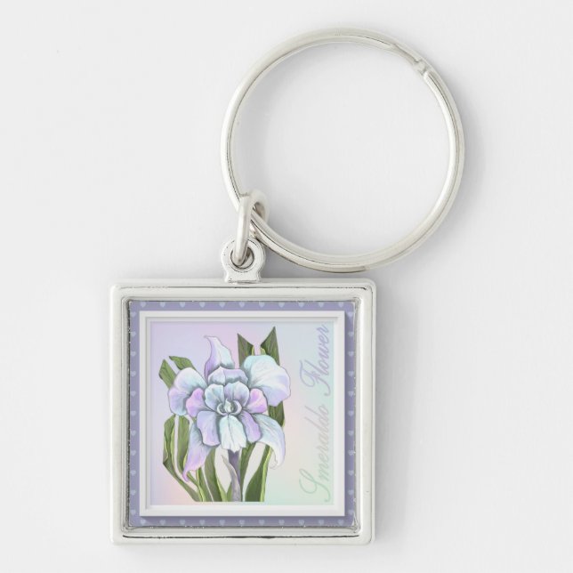 Smeraldo Blume Keyrings Schlüsselanhänger (Vorne)