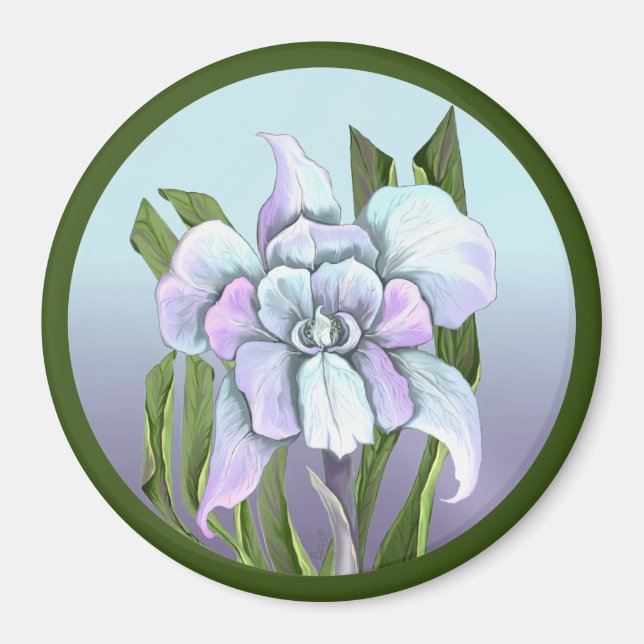 Smeraldo Blume Magnet (Vorne)