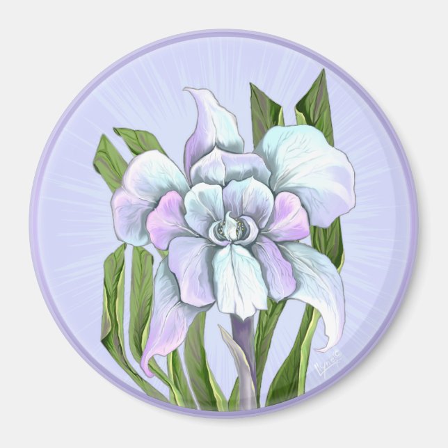 Smeraldo Blume Magnet (Vorne)