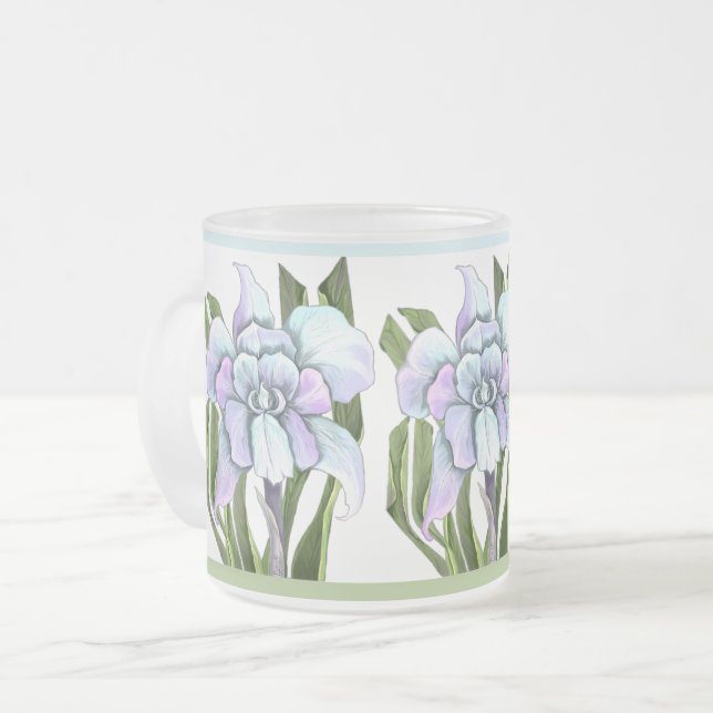 Smeraldo Blume Mattglastasse (Vorderseite Links)