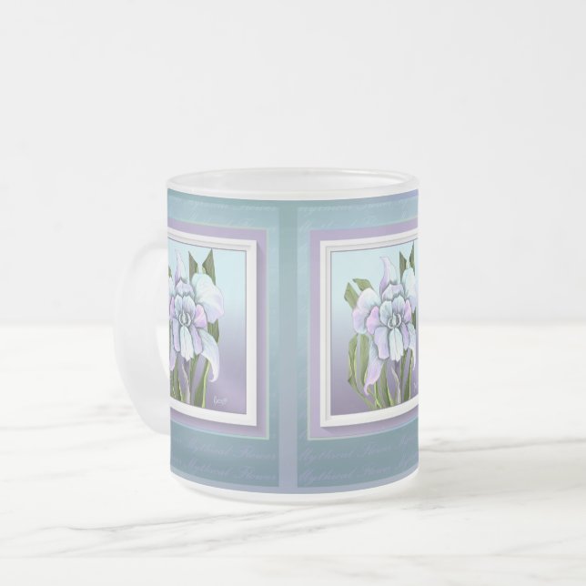 Smeraldo Blume mattierter Kaffee Tasse (Vorderseite Links)