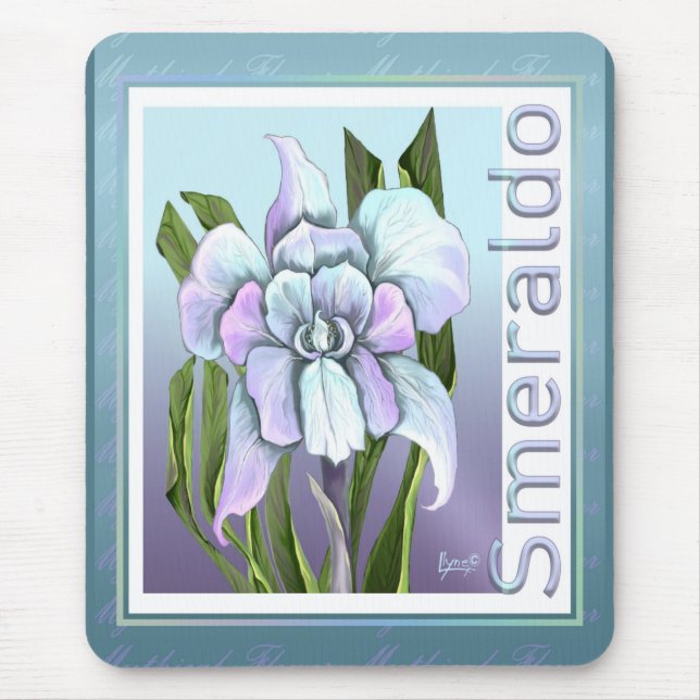 Smeraldo Blume Mouse Pad Mousepad (Vorne)