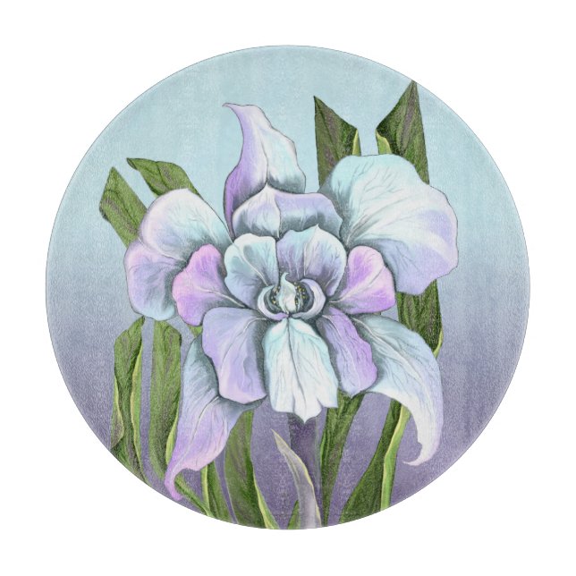 Smeraldo-Blume Schneidebrett (Vorderseite)