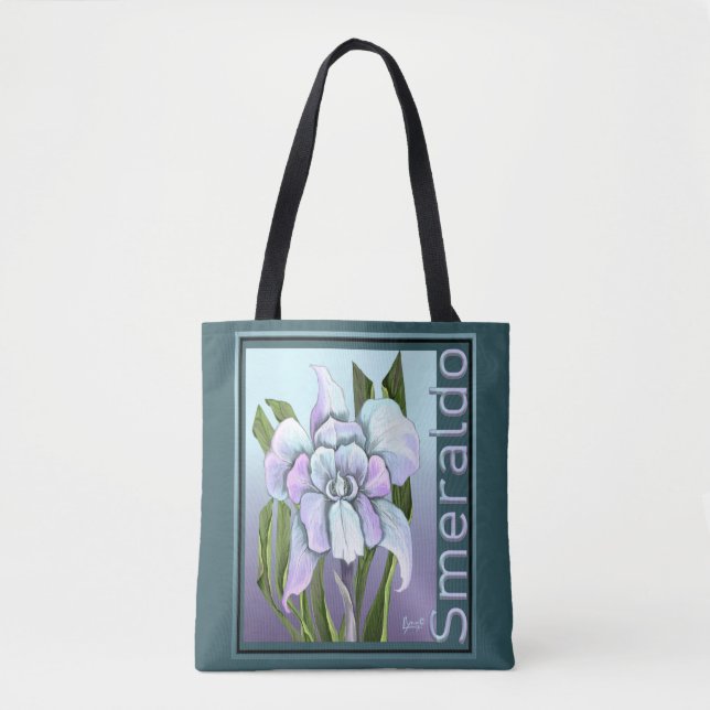 Smeraldo Blume Tote Tasche (Vorderseite)