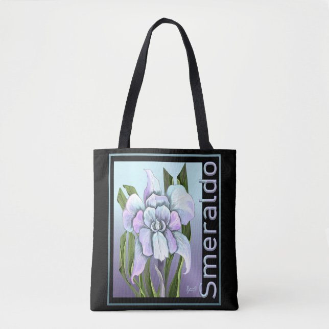 Smeraldo Blume Tote Tasche (Vorderseite)