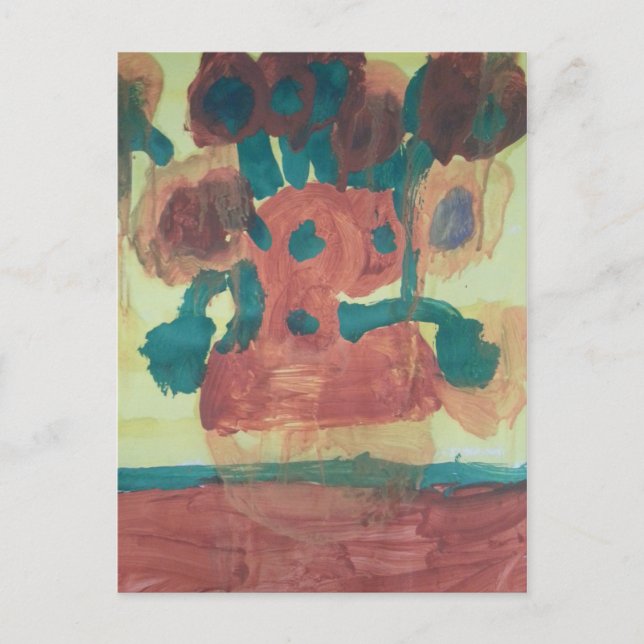 Smeraldo Gallery "Sonnenblumen-Interpretation" Postkarte (Vorderseite)