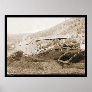 Smet GoldBriefmarken-Mühlzentrale Stadt Sd 1888 Poster