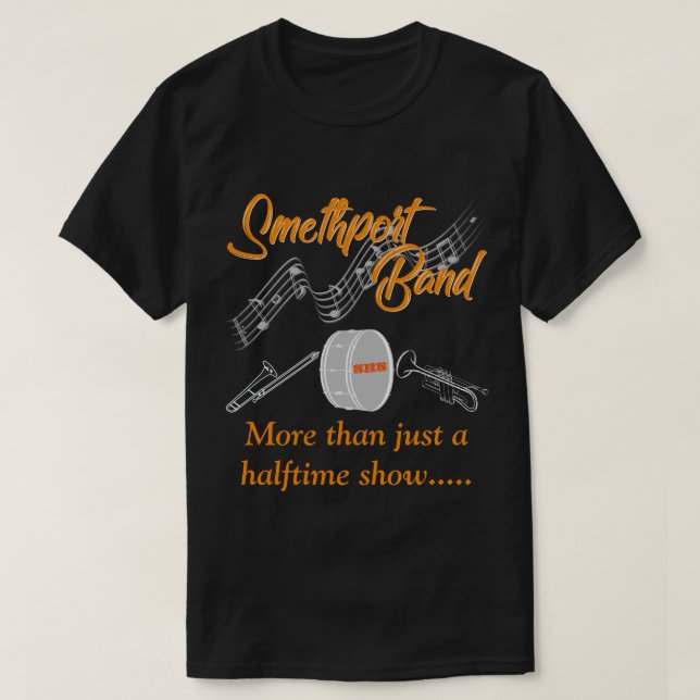 Smethport Band Supporter Dark Shirt (Design vorne)