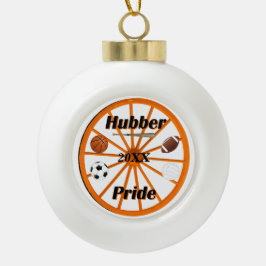 Smethport Hubber Pride Weihnachtsschmuck Keramik Kugel-Ornament