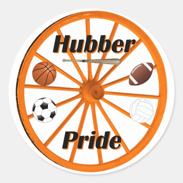 Smethport Hubbers - Aufkleber für Sportgeräte (Vorderseite)
