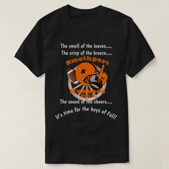 Smethport Hubbers Boys of Fall Dunkle Farbe T-Shirt (Design vorne)