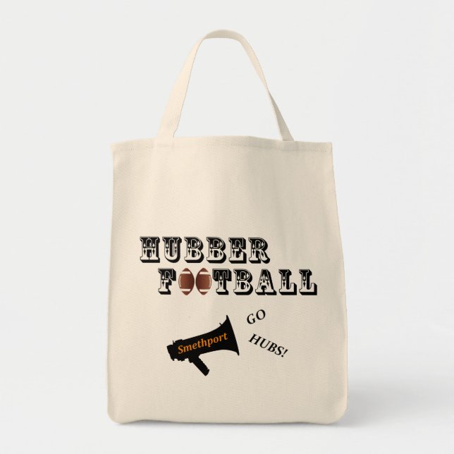 Smethport Hubbers Football Fan Tote Bag 2 Tragetasche (Vorne)