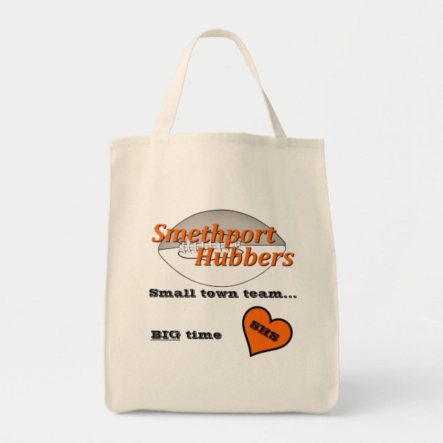 Smethport Hubbers Football Tote Bag 3 Tragetasche (Vorne)