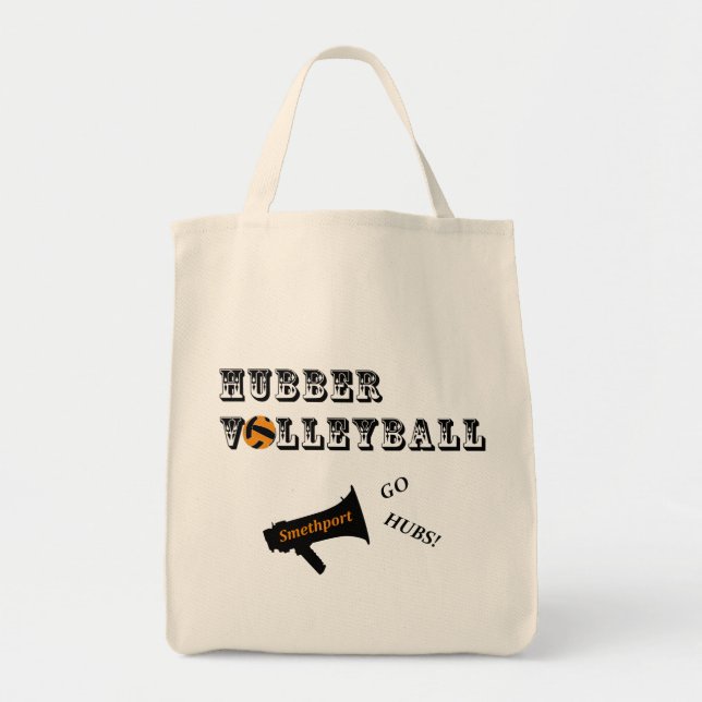 Smethport Hubbers Volleyball Fan Tote Bag 2 Tragetasche (Vorne)