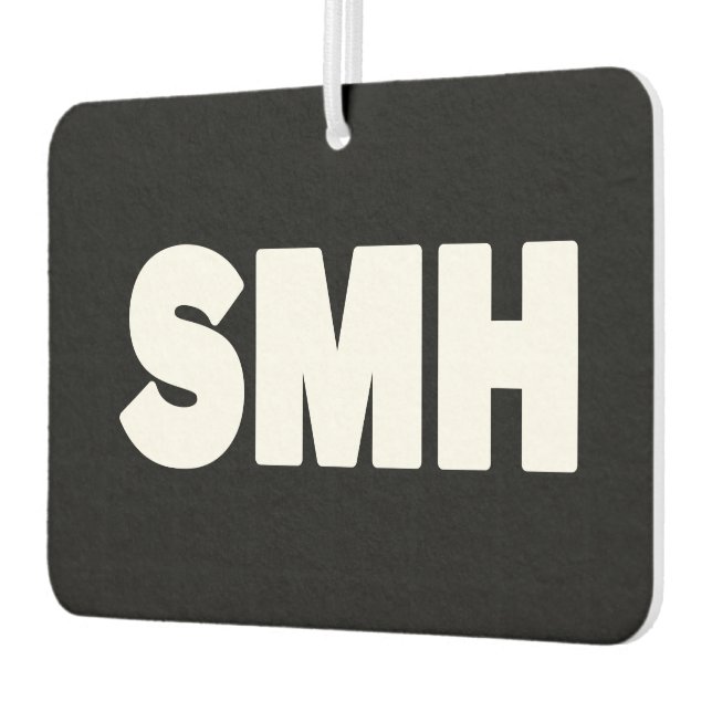 SMH | Text Slang Air Freshener Autolufterfrischer (Links)