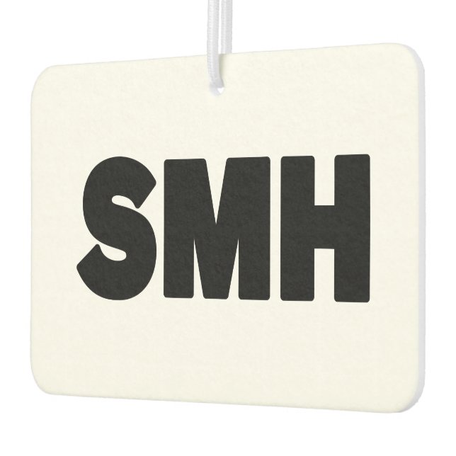 SMH | Text Slang Autolufterfrischer (Links)
