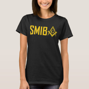SMIB Freimaurer So Mote It Be Quadrat & Kompass Sy T-Shirt
