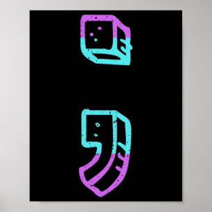 Smico kämpft noch gegen das Bewusstsein für Suizid Poster