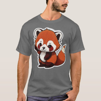 Smih Niedlich Redpanda Sticker T-Shirt
