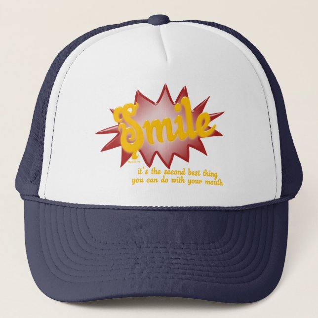 Smile 2 Best Hat Truckerkappe (Vorderseite)