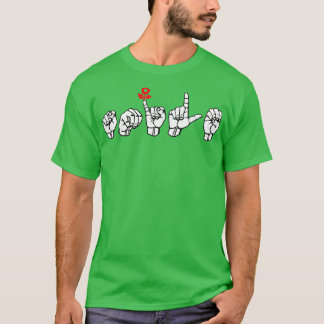 SMILE ASL-Zeichensprache-Design 6 T-Shirt