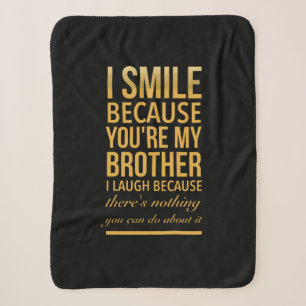 Smile bro Weihnachtsgeschenke für Brüder von b Sherpadecke
