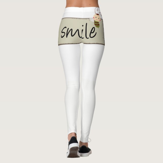 Smile Bumblebee Leggings  (Rückseite)
