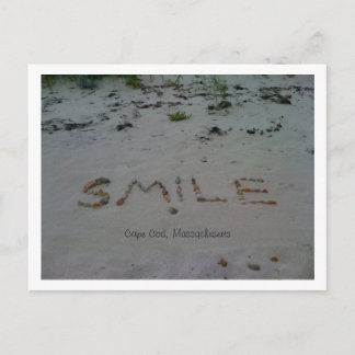 Smile Cape Cod Beach Postkarte