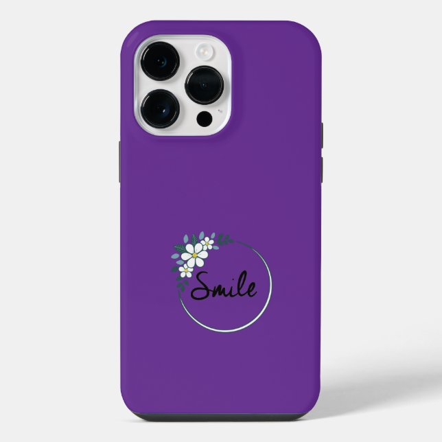 Smile Cara para celular  iPhone Hülle (Rückseite)