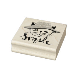 Smile Cat Gummistempel