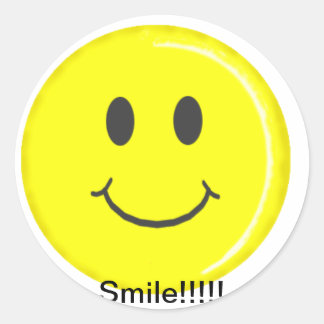 Smile Circle Sticker