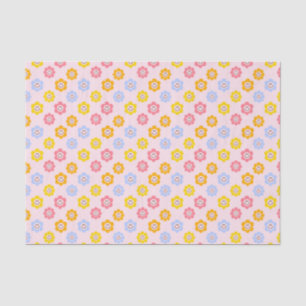 Smile Daisy Niedlich Groovy Retro Seidenpapier