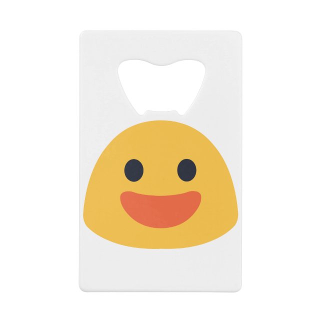 Smile Emoji Geldbeutel Flaschenöffner (Vorderseite)