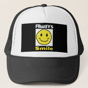 Smile emoji truckerkappe