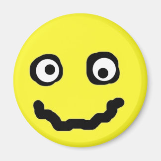 Smile Face Art Modern Funny Magnet
