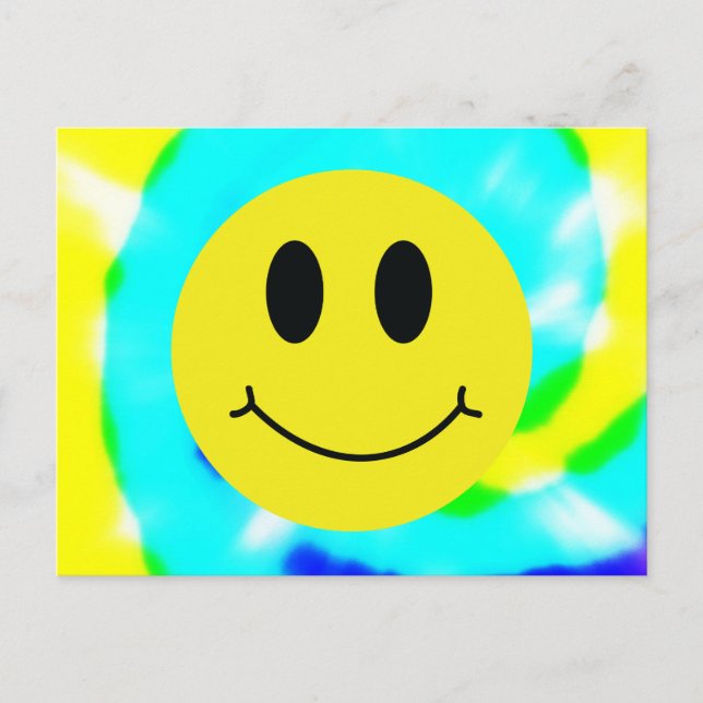 Smile Face Classic Postkarte (Vorderseite)