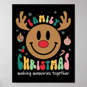 Smile Face Family Christmas 2023 Weihnachten Crew  Poster