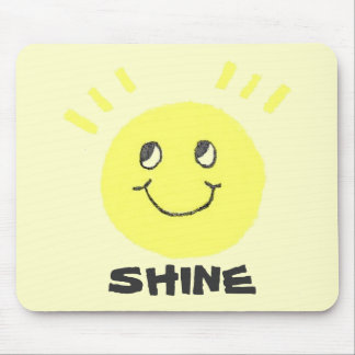 Smile Face Shine Mousepad