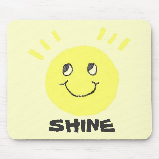 Smile Face Shine Mousepad (Vorne)
