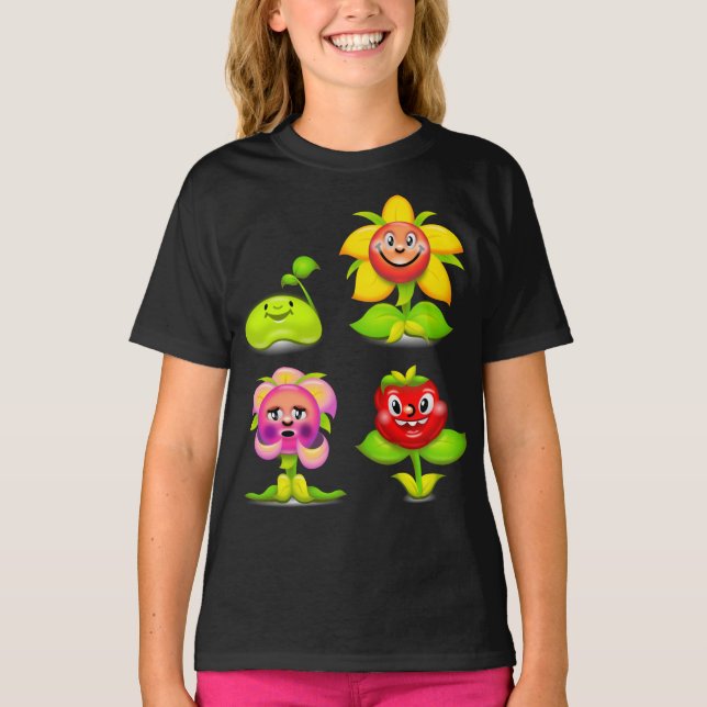 Smile Flower T-Shirt (Vorderseite)