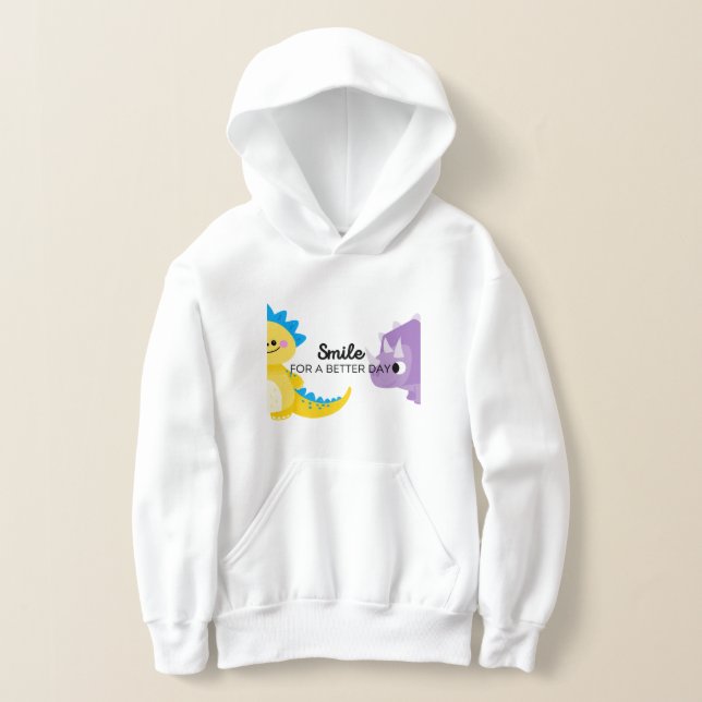 Smile For A Better Day Boy Hoodie (Ablage )
