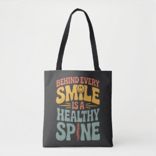 Smile Gesunder Spine Chiropraktor Zitat Design